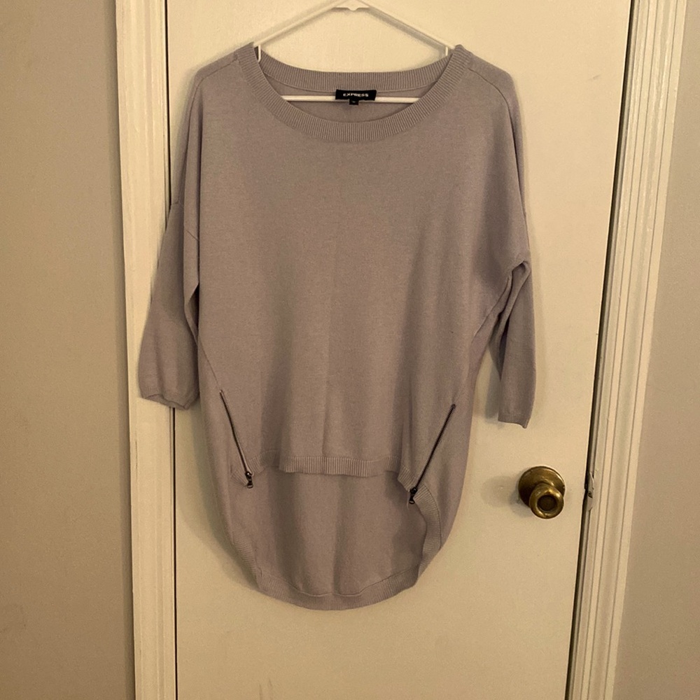 Express 3/4 sleeve sweater top size xs